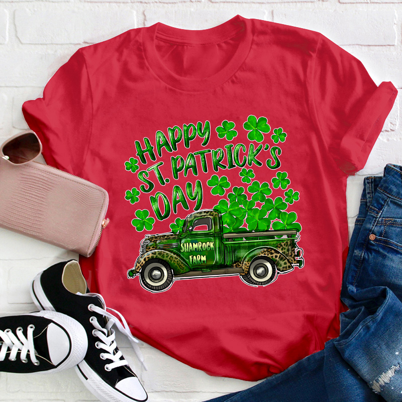 Happy St Patrick's Day Teacher T-Shirt