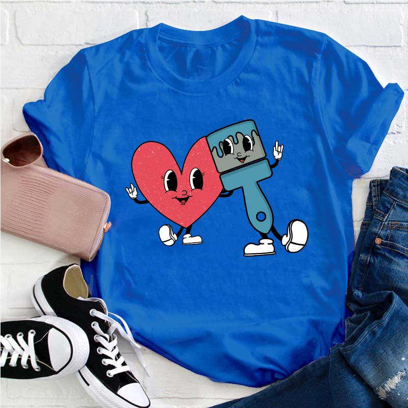 Love Art Teacher T-Shirt