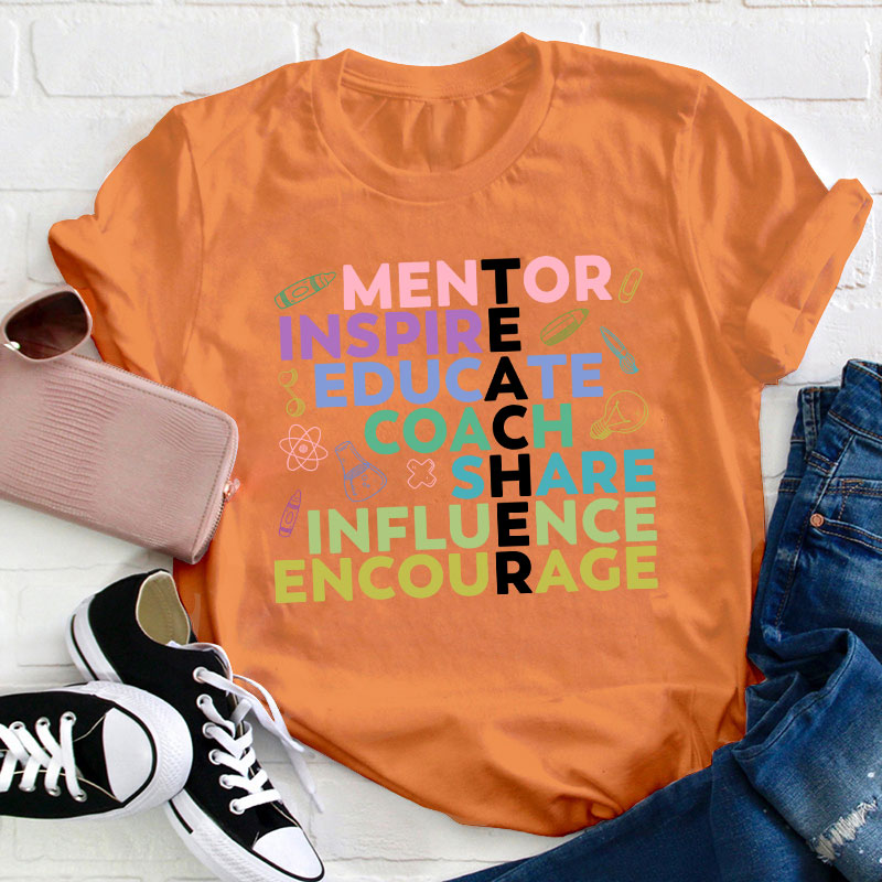 Mentor Inspire Teacher T-Shirt