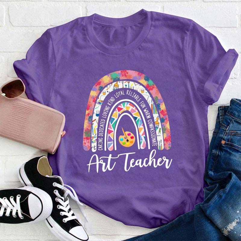 Caring Dedicated Art Teacher T-Shirt