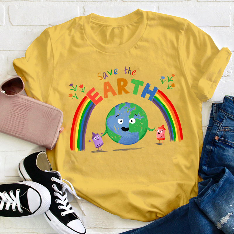 Save The Earth Teacher T-Shirt