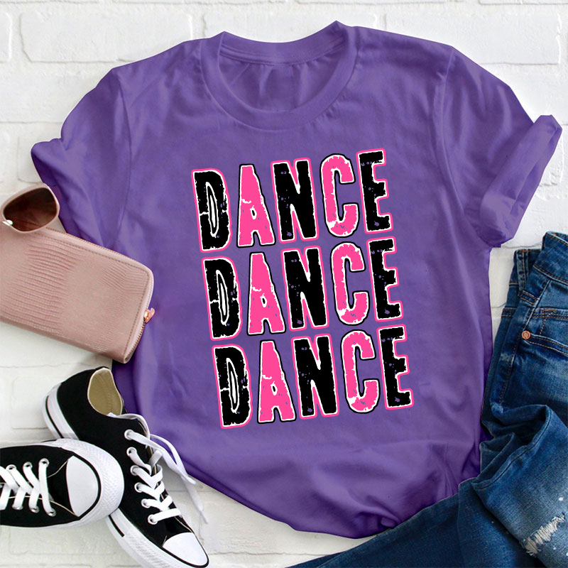 Dance Hot Pink Teacher T-Shirt