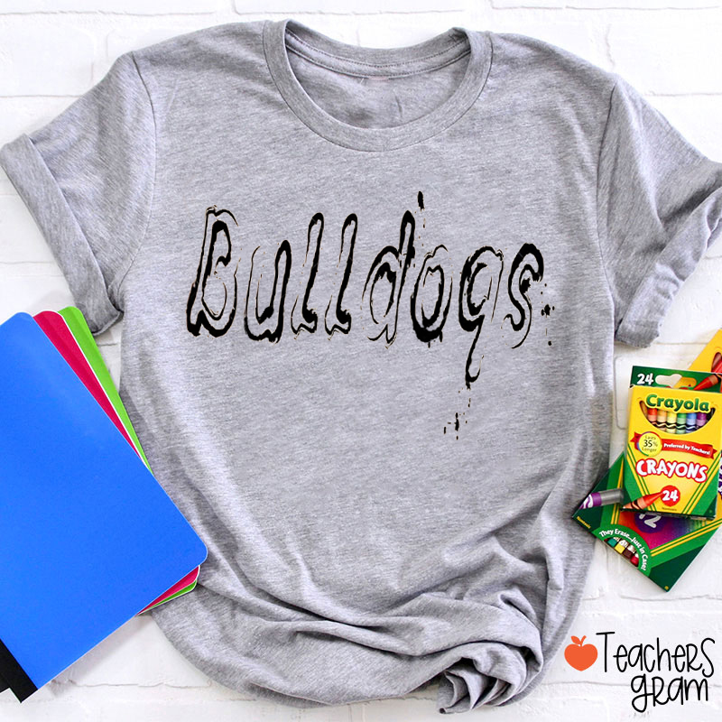 Personalized Mascot Design Fonts School Spirit Teacher T-Shirt