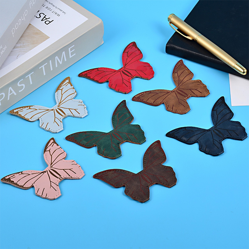 Butterfly Leather Teacher Magnetic Bookmark