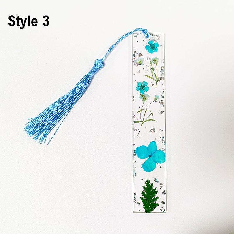 Personalized Pressed Daisy Teacher Bookmark