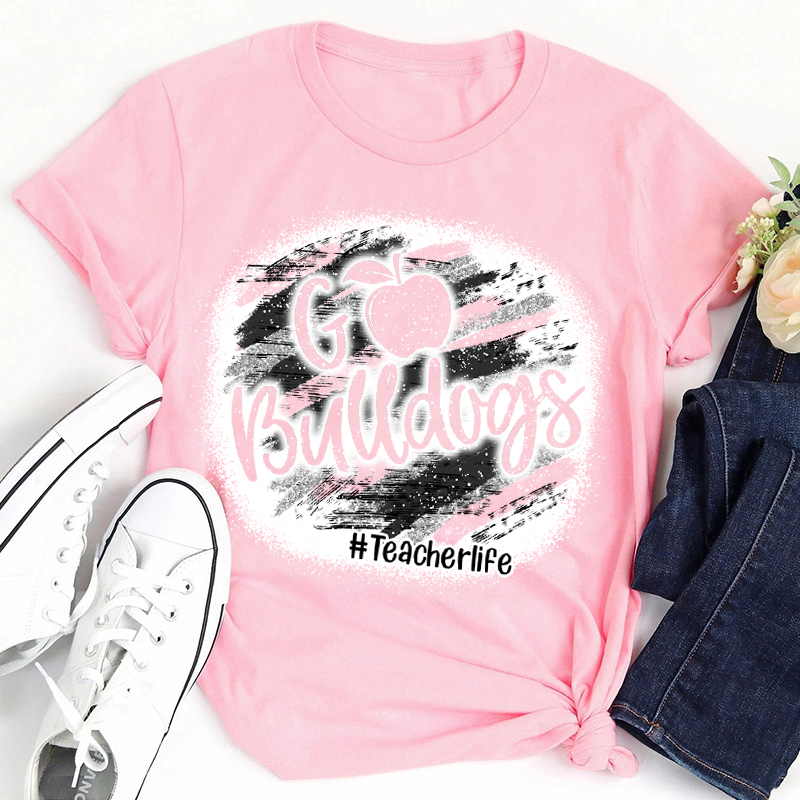 Personalized Cheer Up Team Go Team Teacher T-Shirt