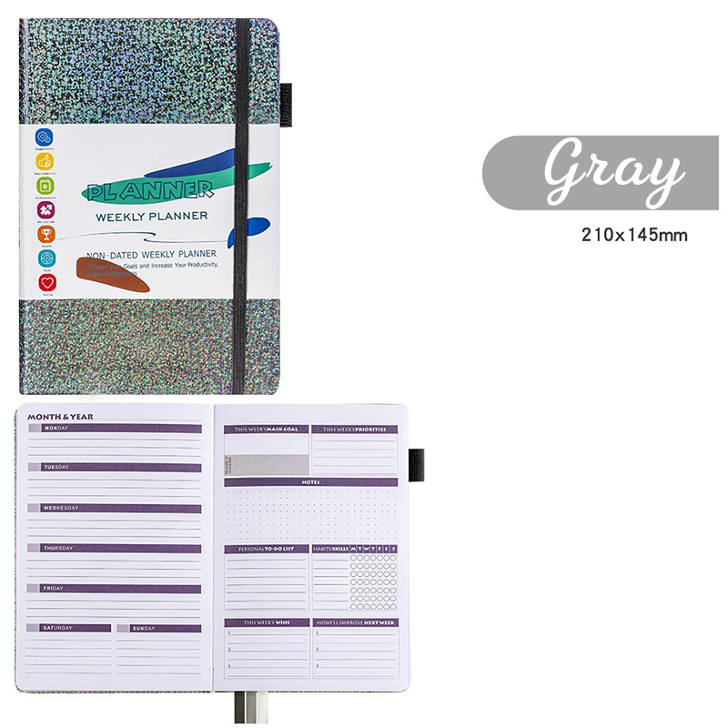 Weekly Planner Strap Notebook