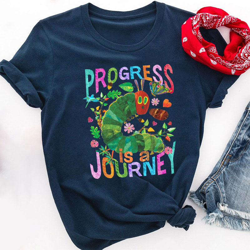 Progress Is A Journey Teacher T-Shirt