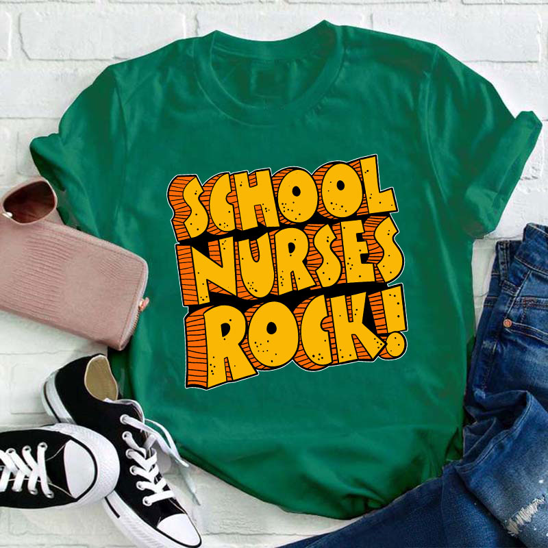 School Nurses Rock T-Shirt