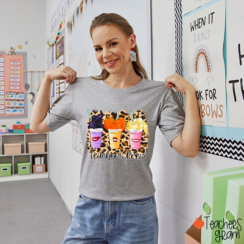 Teachers Brew Halloween T-Shirt