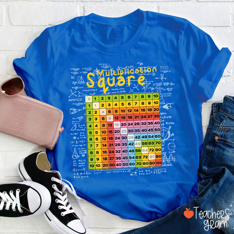Number Multiplication Table Teacher T-Shirt