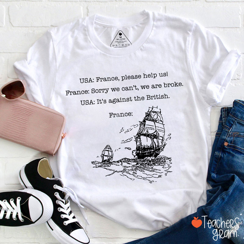 Funny American History  Teacher T-Shirt