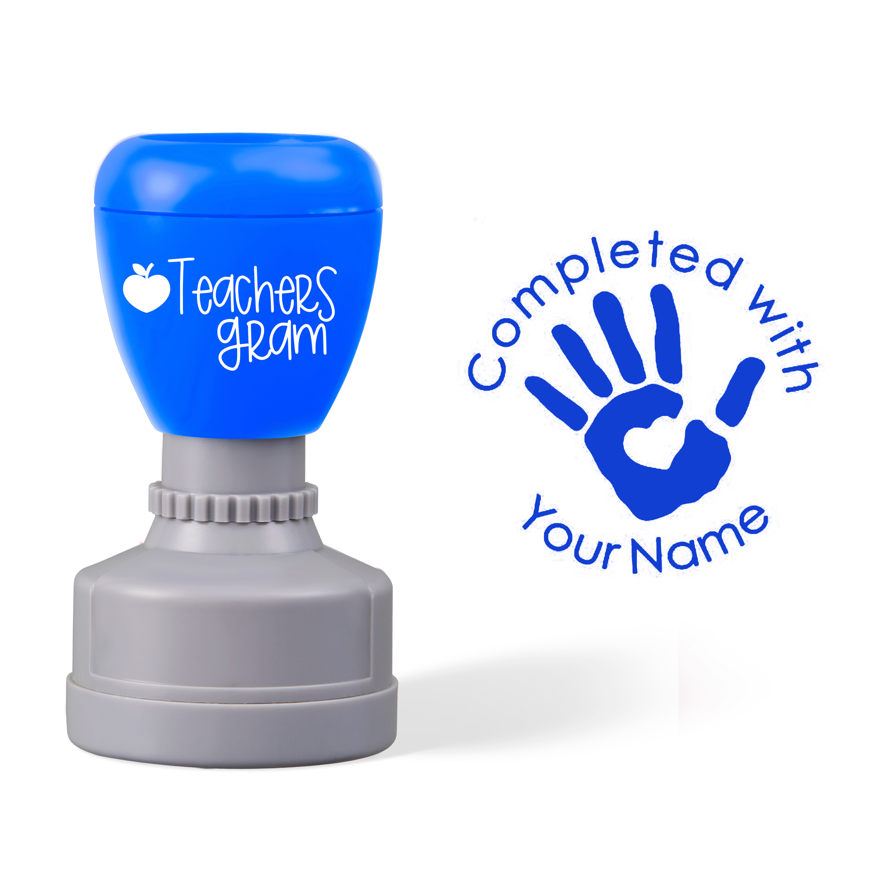 Personalized Name Completed With Teacher Stamp