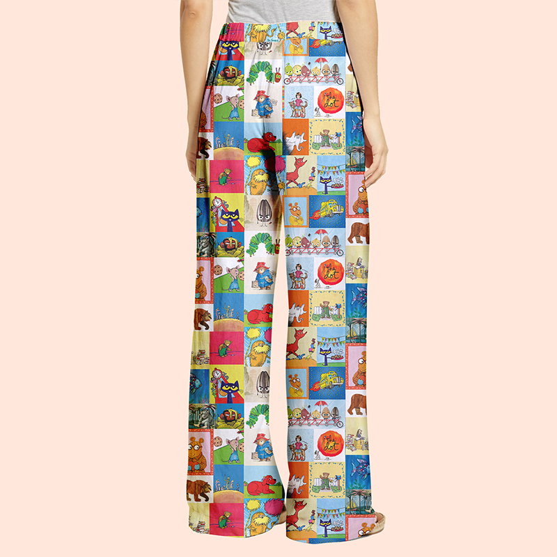 I Still Read Children's Books Teacher Wide Leg Pants