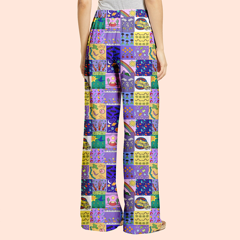 Take Chances Make Mistakes Get Messy Teacher Wide Leg Pants