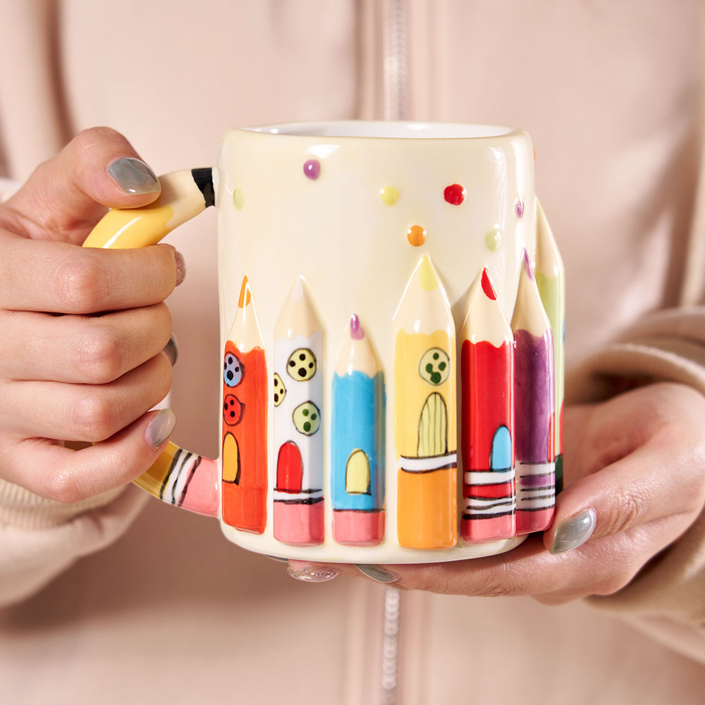 3D Creative Pencil Teacher Mug