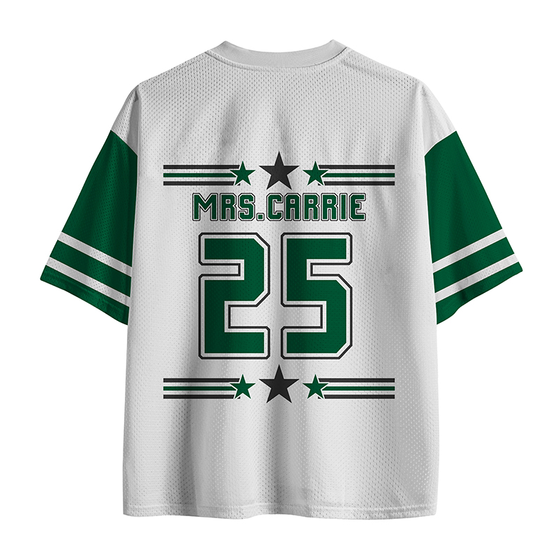 Personalized Star And Stripes Mascot Teacher Mesh Jersey