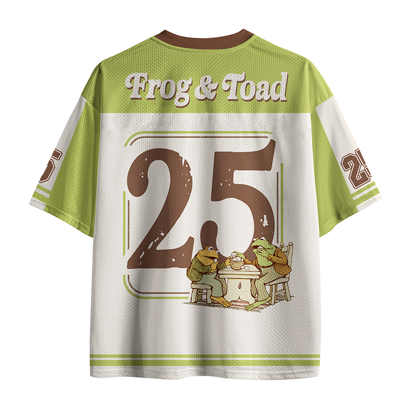 Frog And Toad We Must Stop Eating Cried Toad As He Ate Another Teacher Mesh Jersey