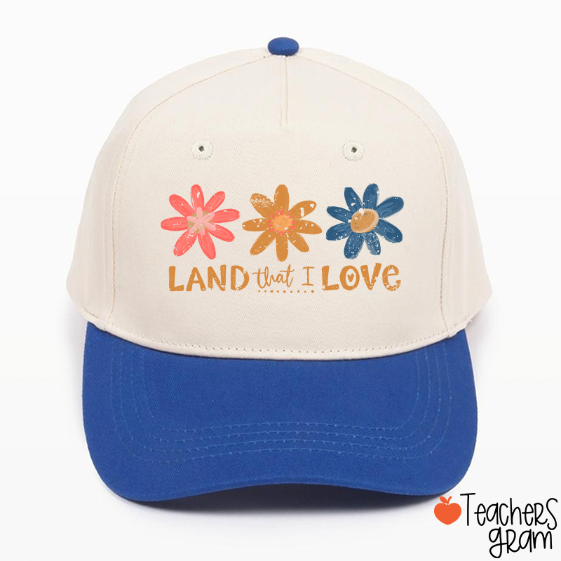 Land That I Love Teacher Baseball Cap