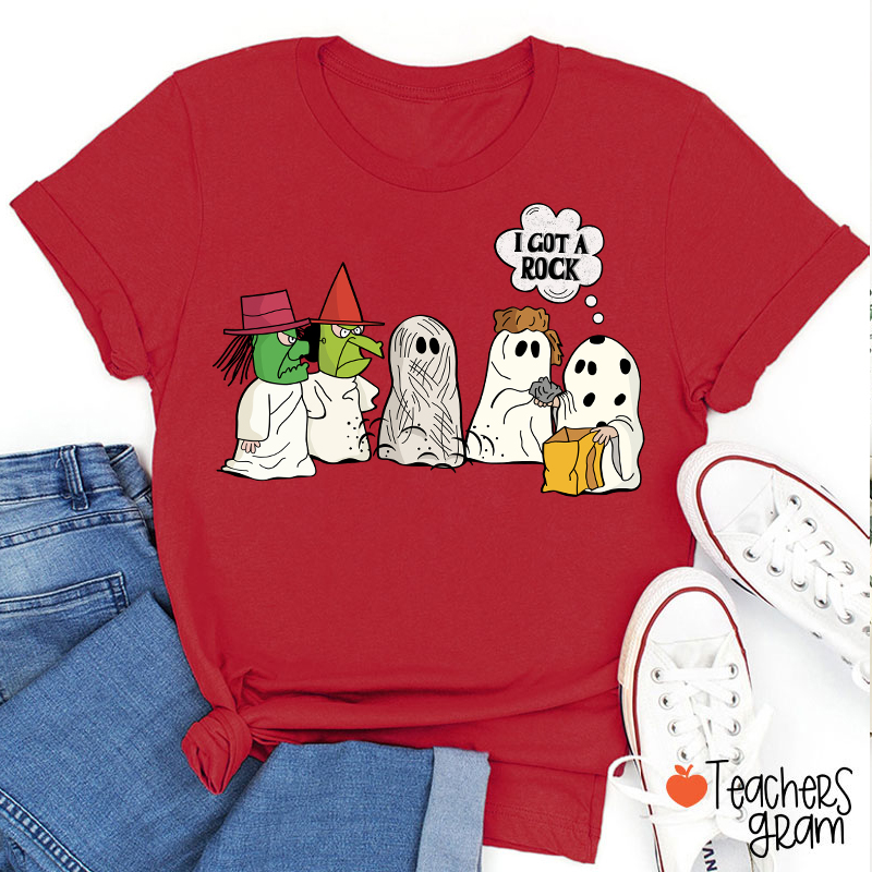 I Got A Rock Halloween Teacher T-Shirt