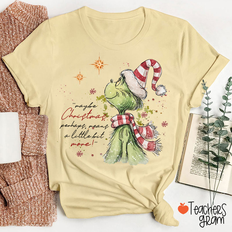 Vintage Mean Guy Character Teacher T-Shirt