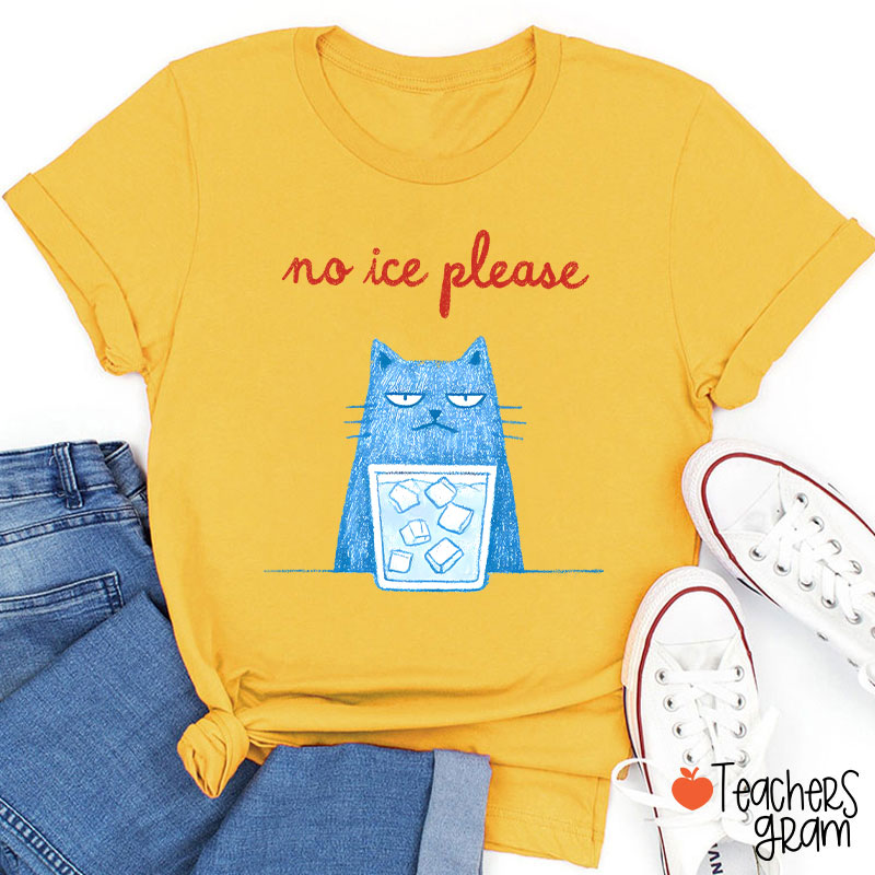 No Ice Please Teacher T-Shirt