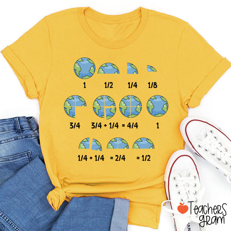 Earth Day Math Teacher T-Shirt
