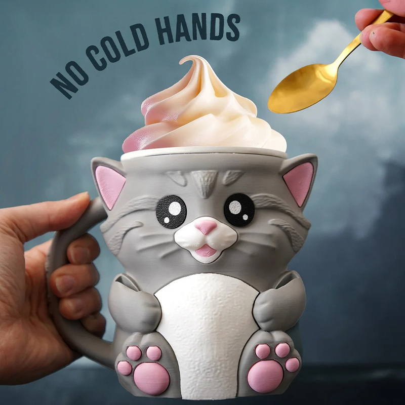 Cute Animal Ice Cream Pint Holder