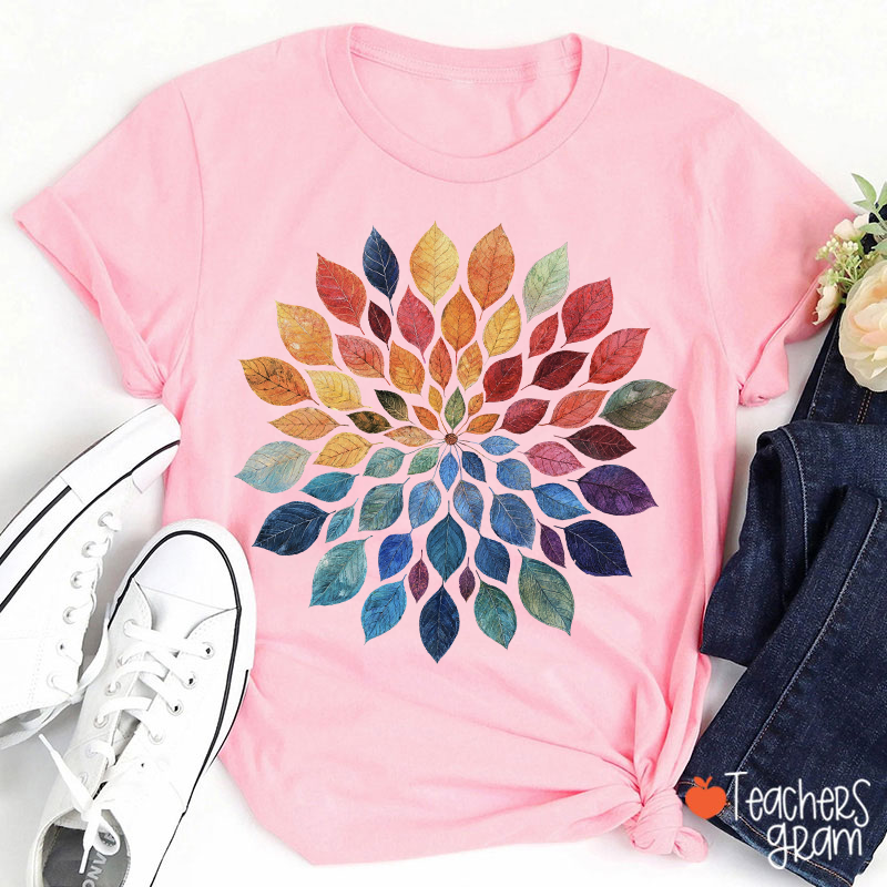 Floral Mandala Teacher T-Shirt