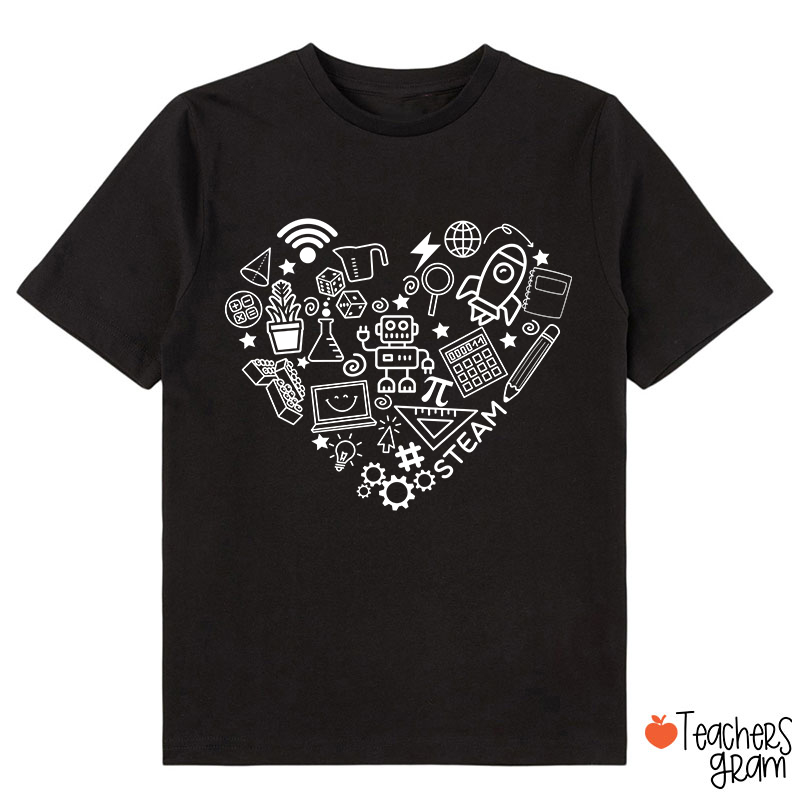 Stem Heart Shape Class T-Shirt