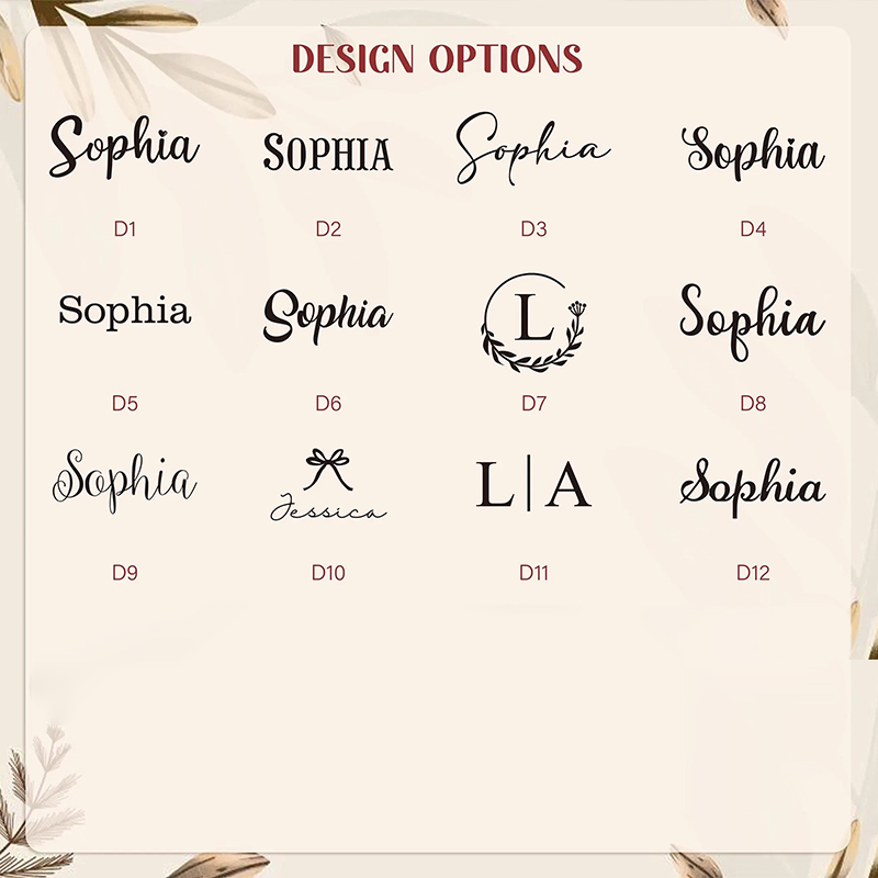 Personalized Name Embroidered Corduroy Preppy Teacher Makeup Bag