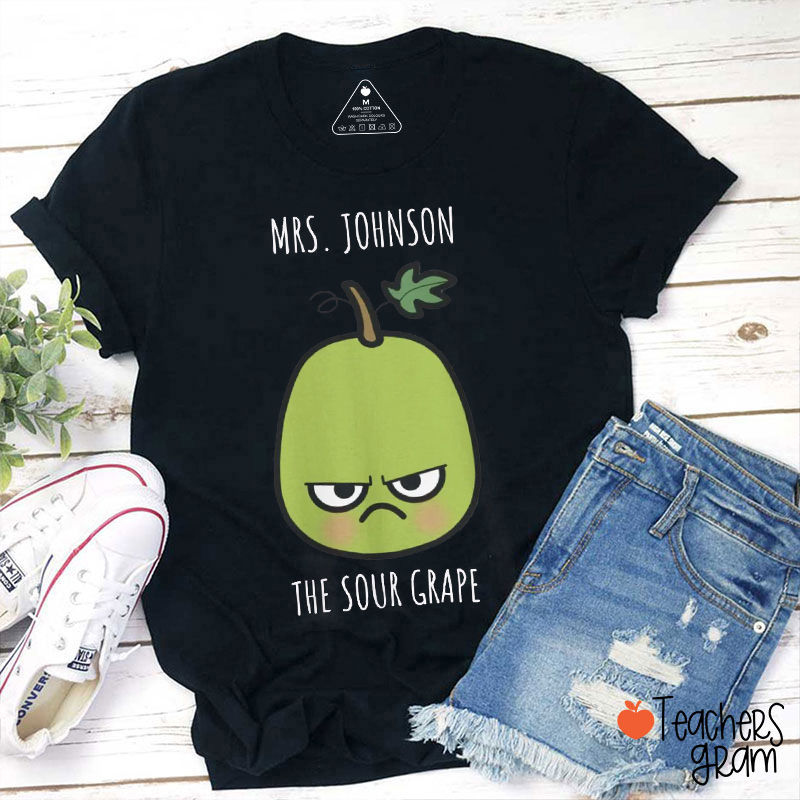 Personalized Name Book Character Teacher T-Shirt