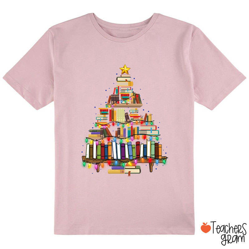 Book Christmas Tree Class T-Shirt