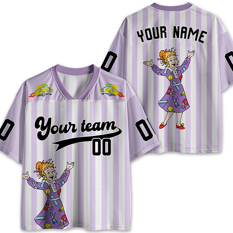 Personalized Team Name And Number Teacher Mesh Jersey