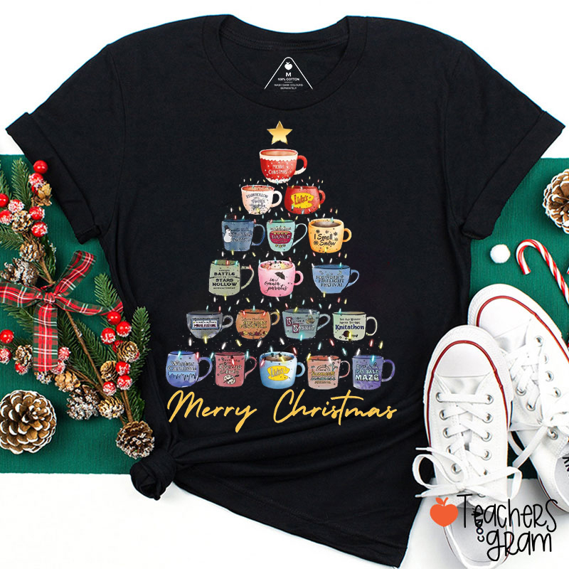 Stars Hollow Christmas Coffee Teacher T-Shirt