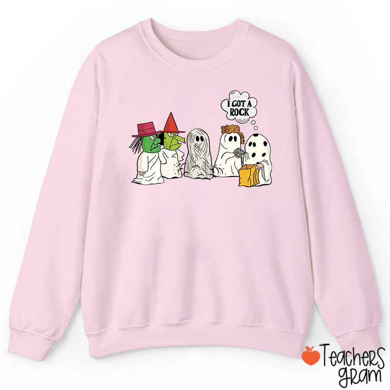 I Got A Rock Halloween Teacher Sweatshirt