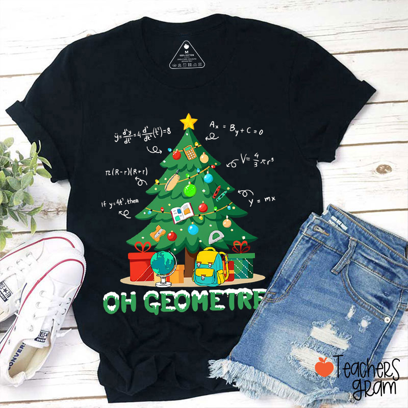 Oh Geometree Math Teacher T-Shirt