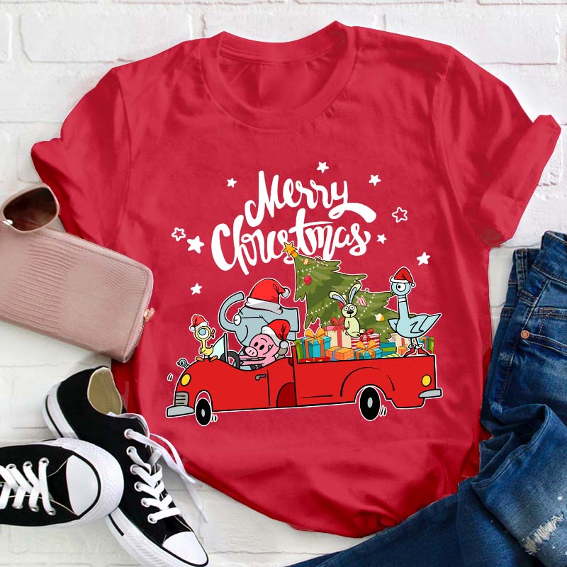 Merry Christmas Have A Nice Christmas Teacher T-Shirt