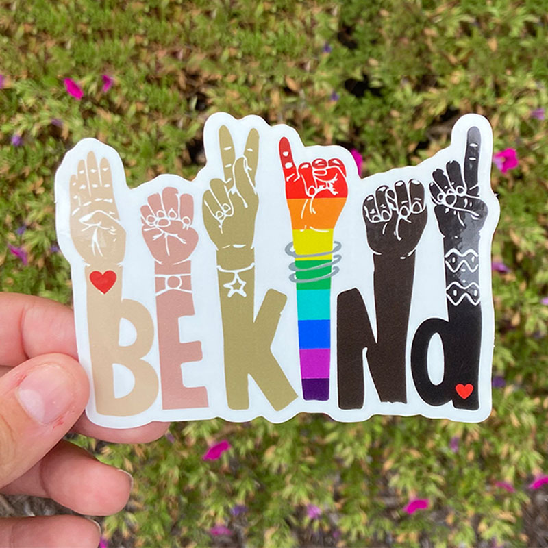 Be Kind Equality Teacher Stickers