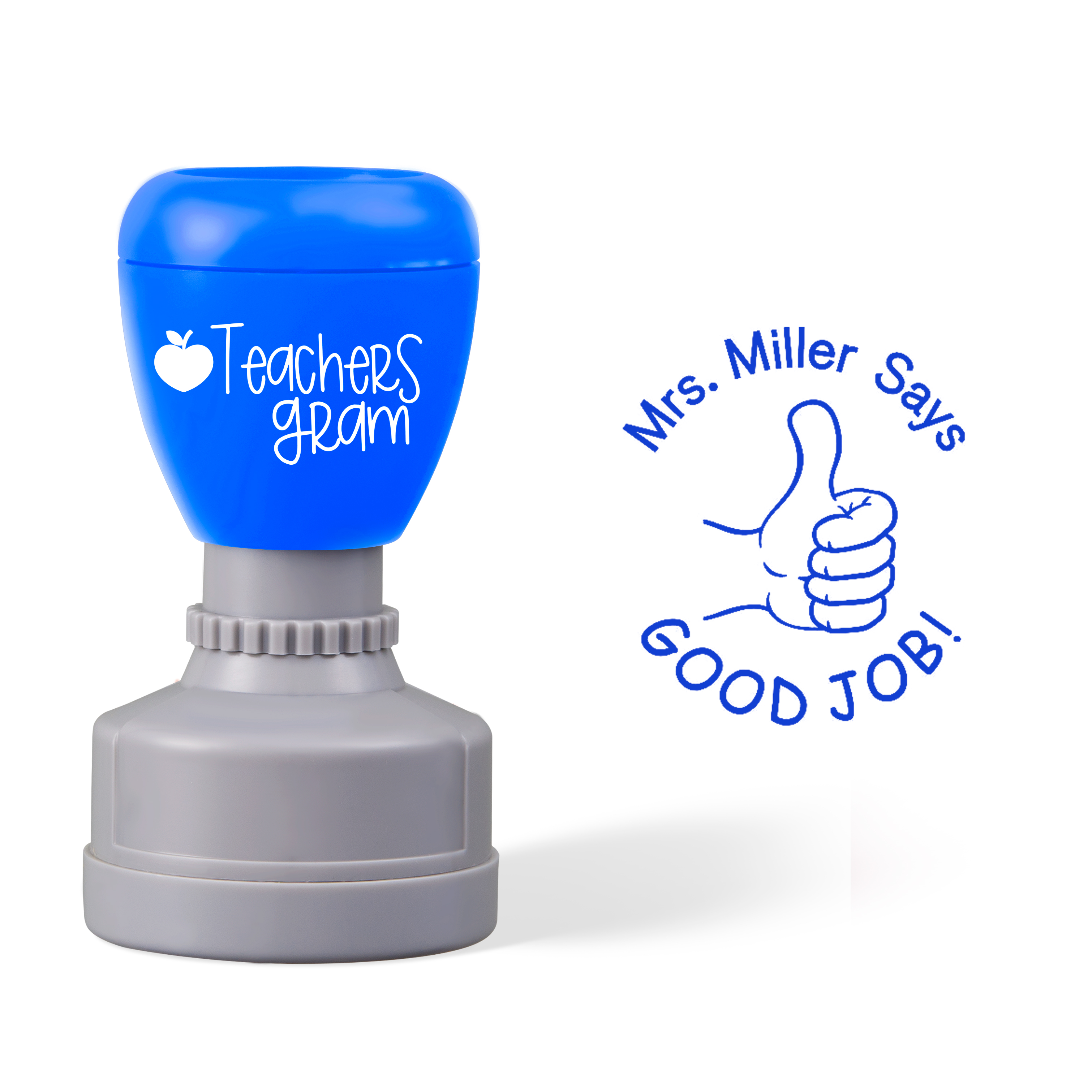 Personalized Name Good Job Teacher Stamp