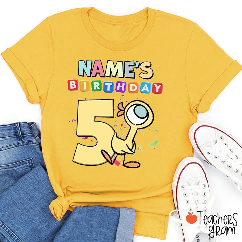 Personalized Children's Books Birthday Family Teacher T-Shirt