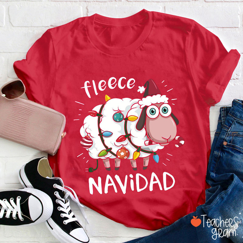 Fleece Navidad Spanish Teacher T-Shirt