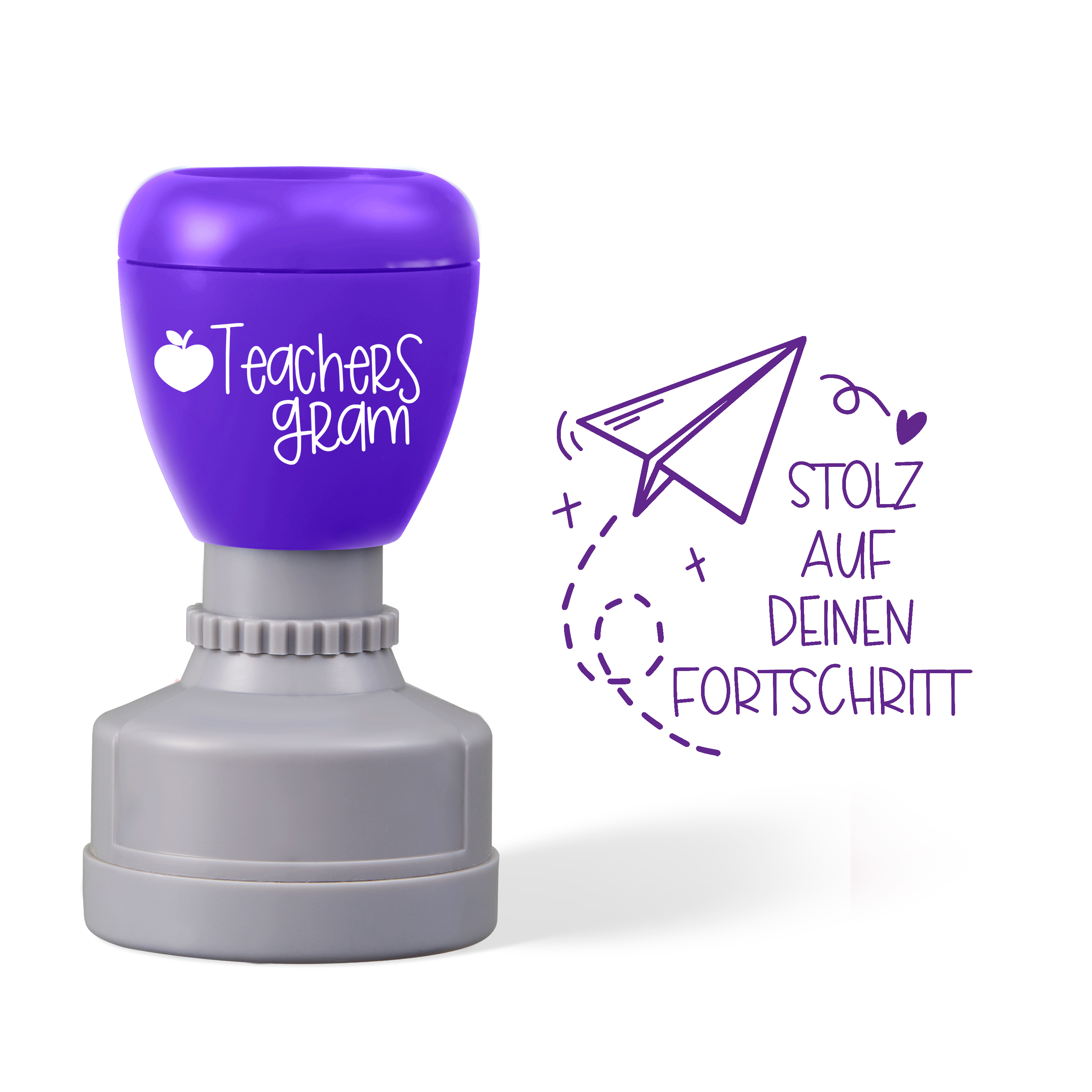 Stolz Auf Deinen Fortschritt German Teacher Stamp