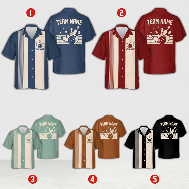 Personalized Gift For Bowling Lover Teacher Short Sleeve Shirt