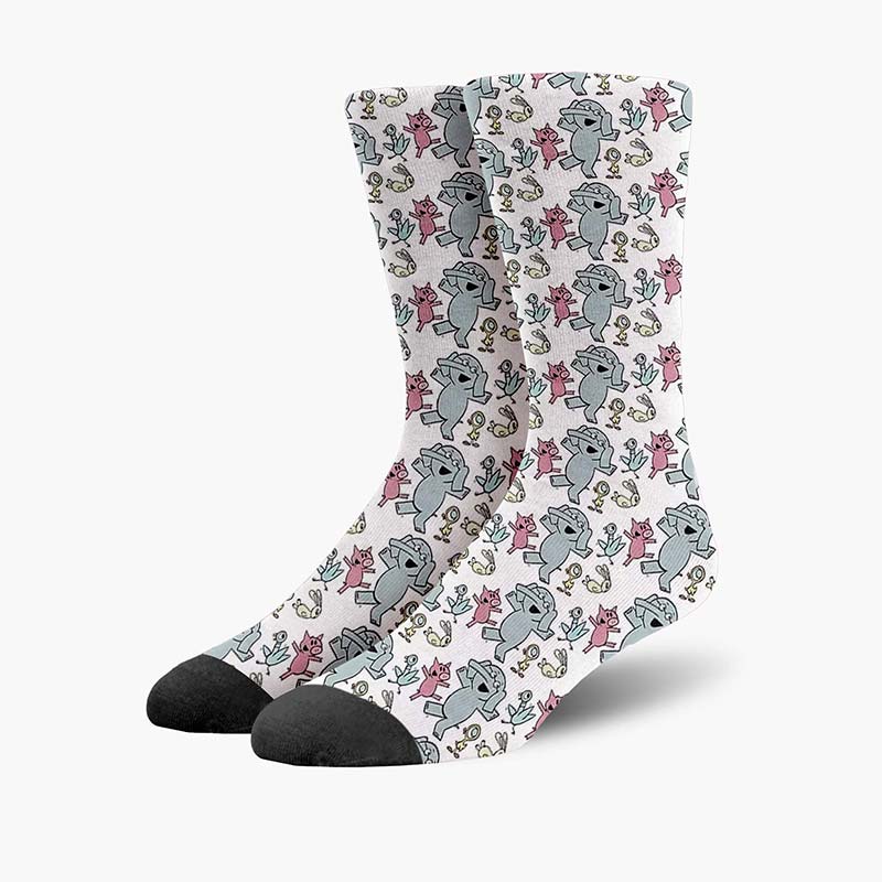 Have Fun With Friends Teacher Socks