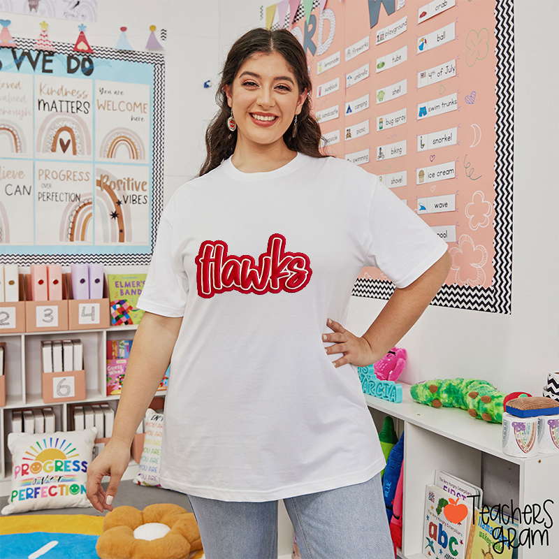 Personalized Mascot Game Day Puffs Printing Teacher T-Shirt
