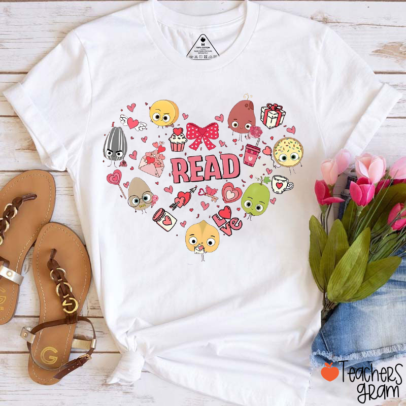 I Still Read Children Books Valentine Teacher T-Shirt