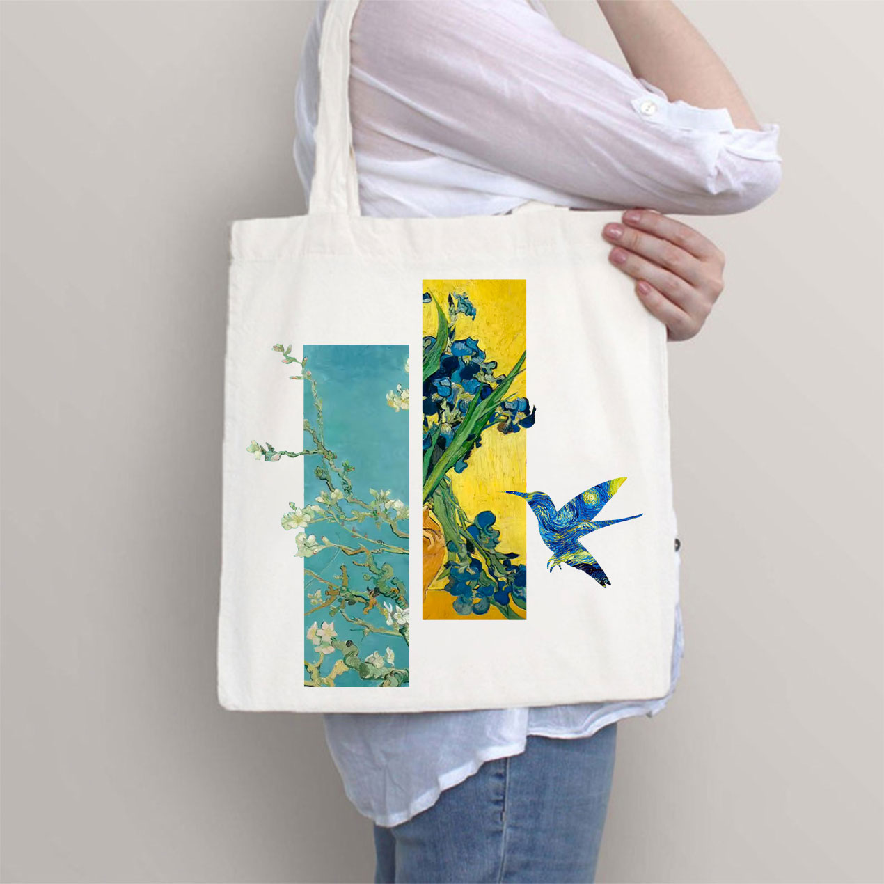 Hummingbird Art Tote Bag