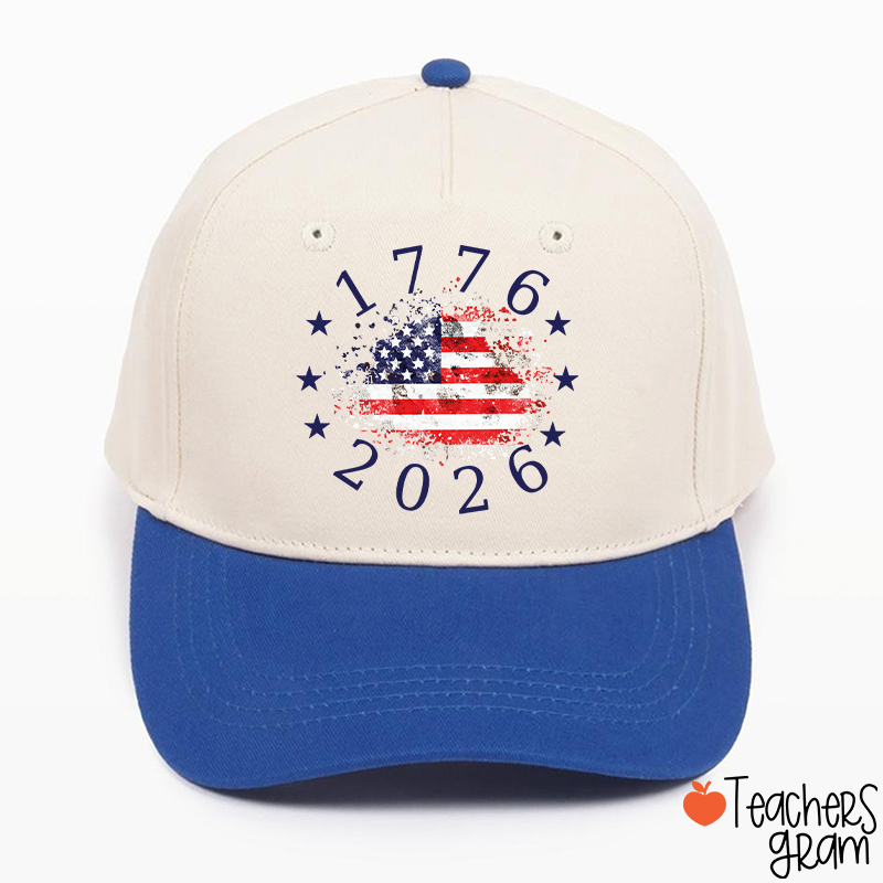 USA 250th Anniversary 1776-2026 Teacher Baseball Cap