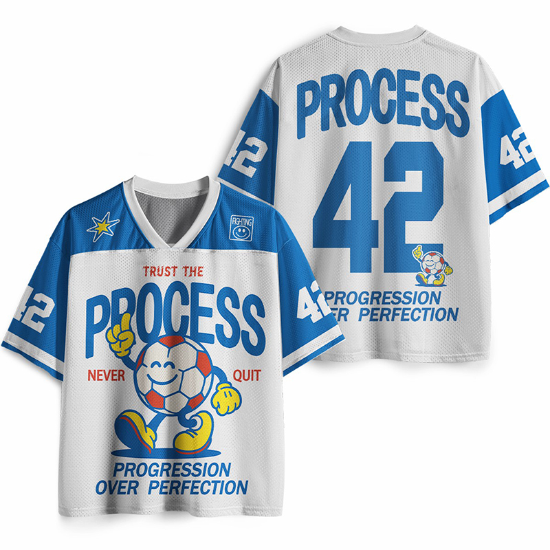 Personalized Number Trust The Process Teacher Mesh Jersey